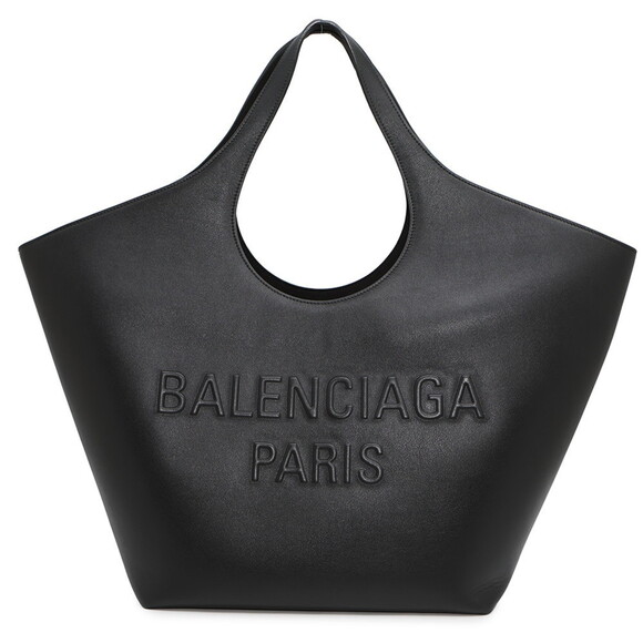 BALENCIAGA Black Leather Tote Bag - Picture 1 of 16